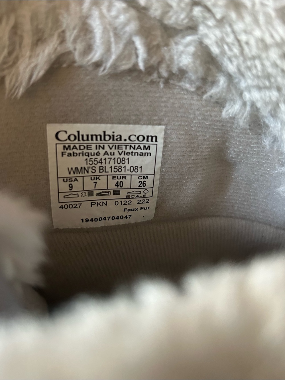Women Columbia Sportswear faux fur boots - Picture 8 of 8